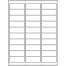 2.625" x 1"  Sheet Label