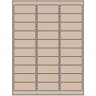 2.625" x 1"  Sheet Label