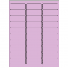 2.625" x 1"  Sheet Label