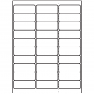 2.625" x 1"  Sheet Label