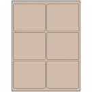 4" x 3.25"  Sheet Label