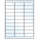 2.625" x 1"  Sheet Label