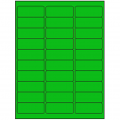 2.625" x 1"  Sheet Label