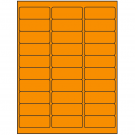 2.625" x 1"  Sheet Label