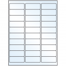 2.625" x 1"  Sheet Label