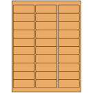 2.625" x 1"  Sheet Label