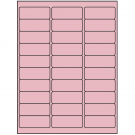 2.625" x 1"  Sheet Label