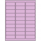 2.625" x 1"  Sheet Label