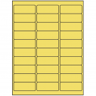 2.625" x 1"  Sheet Label