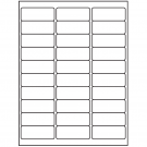 2.625" x 1"  Sheet Label