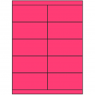 4.25" x 2"  Sheet Label