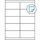 4.25" x 2"  Sheet Label