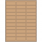 2.625" x 0.875"  Sheet Label