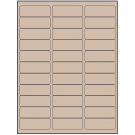 2.625" x 0.875"  Sheet Label