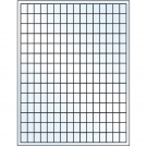 0.5" x 0.75"  Sheet Label