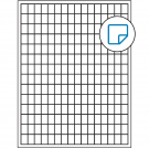 0.5" x 0.75"  Sheet Label