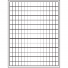 0.5" x 0.75"  Sheet Label