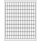 0.5" x 1"  Sheet Label