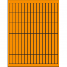 0.5" x 1.75"  Sheet Label
