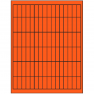 0.5" x 1.75"  Sheet Label