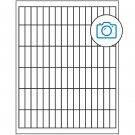 0.5" x 1.75"  Sheet Label