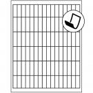 0.5" x 1.75"  Sheet Label