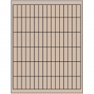 0.5" x 1.75"  Sheet Label