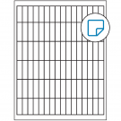 0.5" x 1.75"  Sheet Label