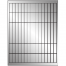 0.5" x 1.75"  Sheet Label