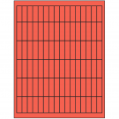 0.5" x 1.75"  Sheet Label