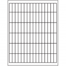 0.5" x 1.75"  Sheet Label