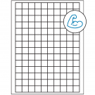 0.75" x 0.75"  Sheet Label