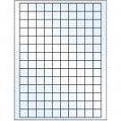 0.75" x 0.75"  Sheet Label