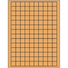 0.75" x 0.75"  Sheet Label