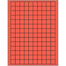0.75" x 0.75"  Sheet Label