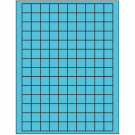 0.75" x 0.75"  Sheet Label