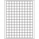 0.75" x 0.75"  Sheet Label