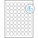 1" x 1"  Sheet Label