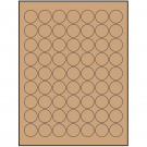 1" x 1"  Sheet Label