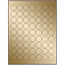 1" x 1"  Sheet Label