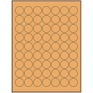 1" x 1"  Sheet Label