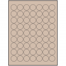 1" x 1"  Sheet Label