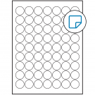 1" x 1"  Sheet Label