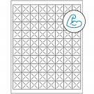 1" x 1"  Sheet Label