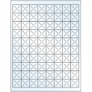 1" x 1"  Sheet Label