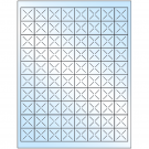 1" x 1"  Sheet Label