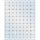 1" x 1"  Sheet Label