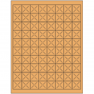 1" x 1"  Sheet Label