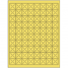 1" x 1"  Sheet Label