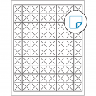 1" x 1"  Sheet Label